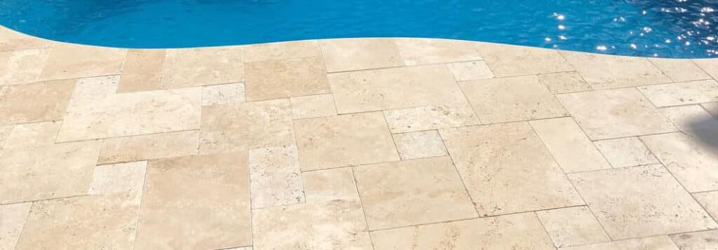 Travertine patio Florida