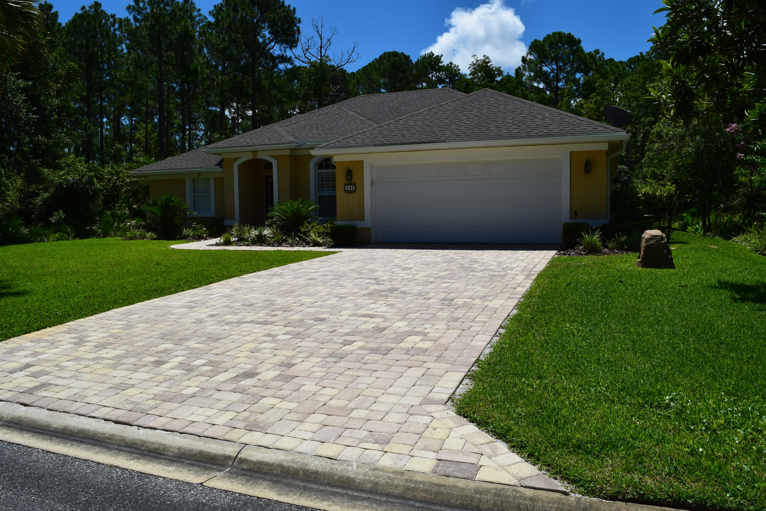 Paver driveway Sea Pines St Augustine Florida