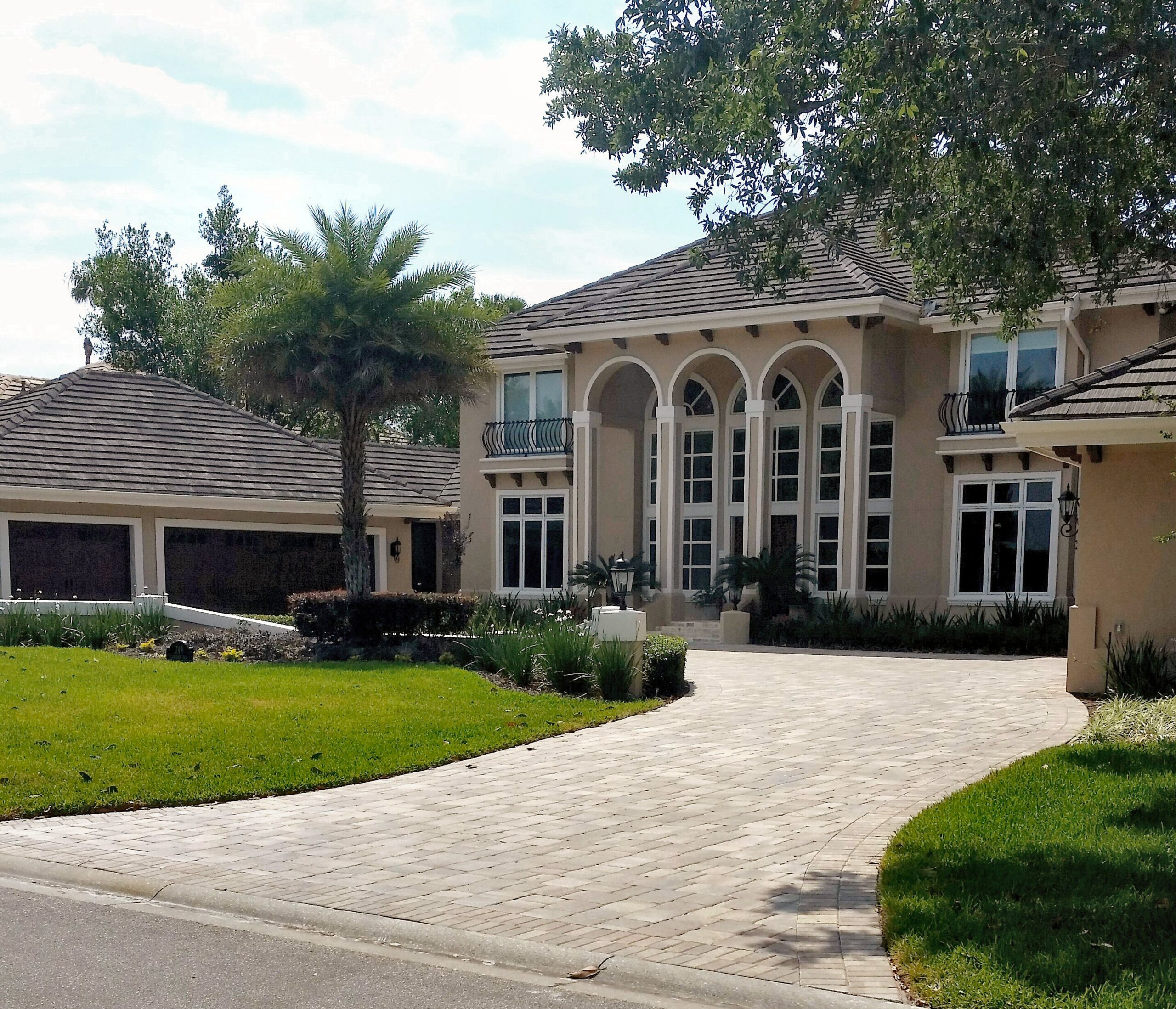 Luxury paver driveway Ponte Vedra
