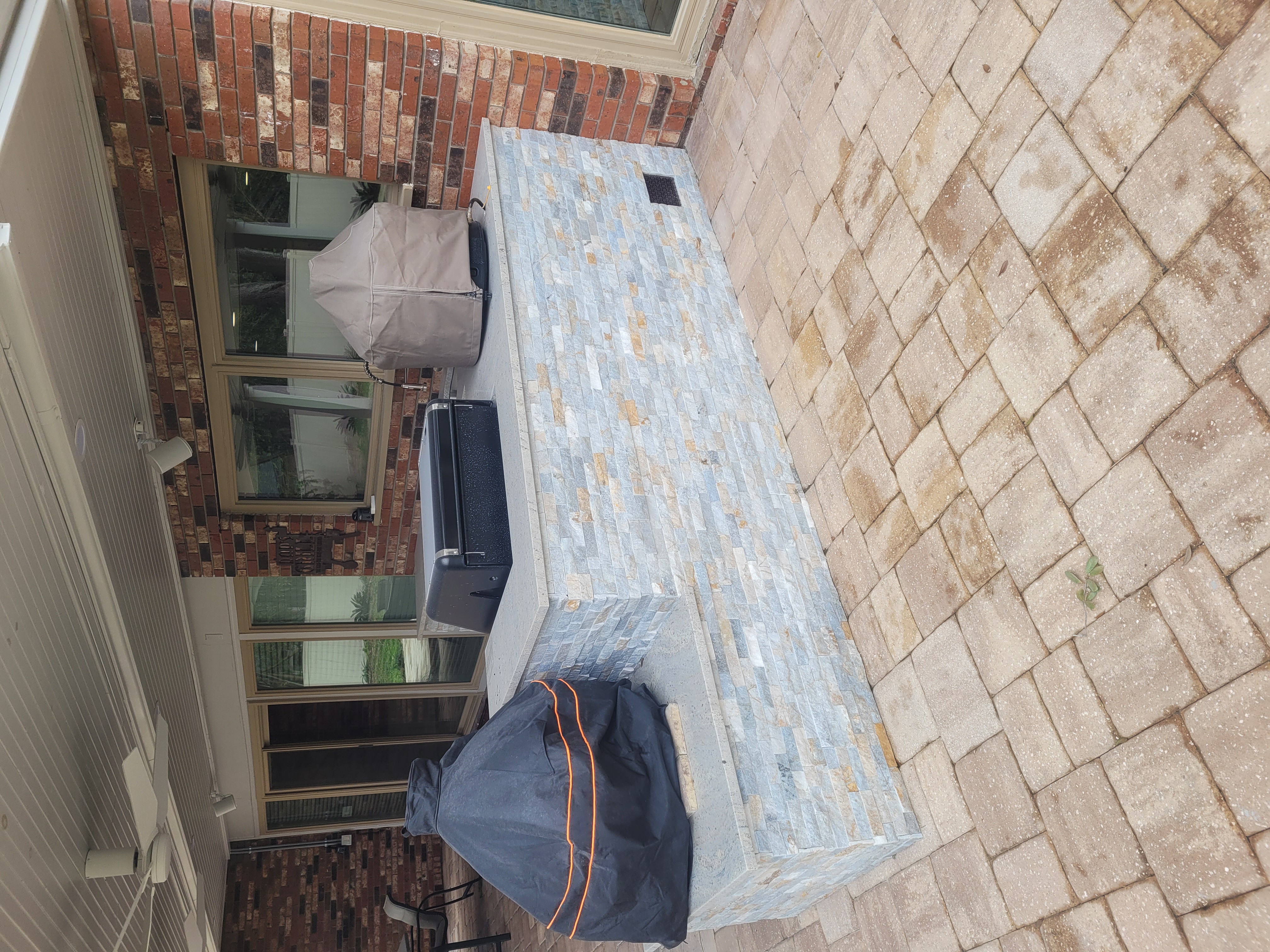 Outdoor kitchen grill station Jacksonville