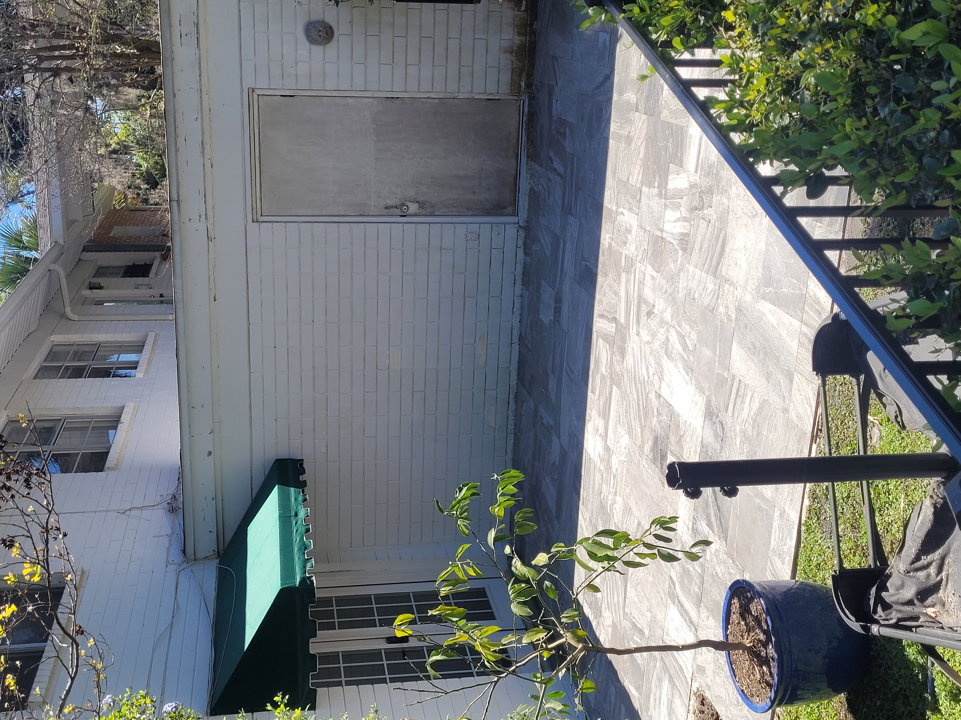 Full marble patio view Jacksonville