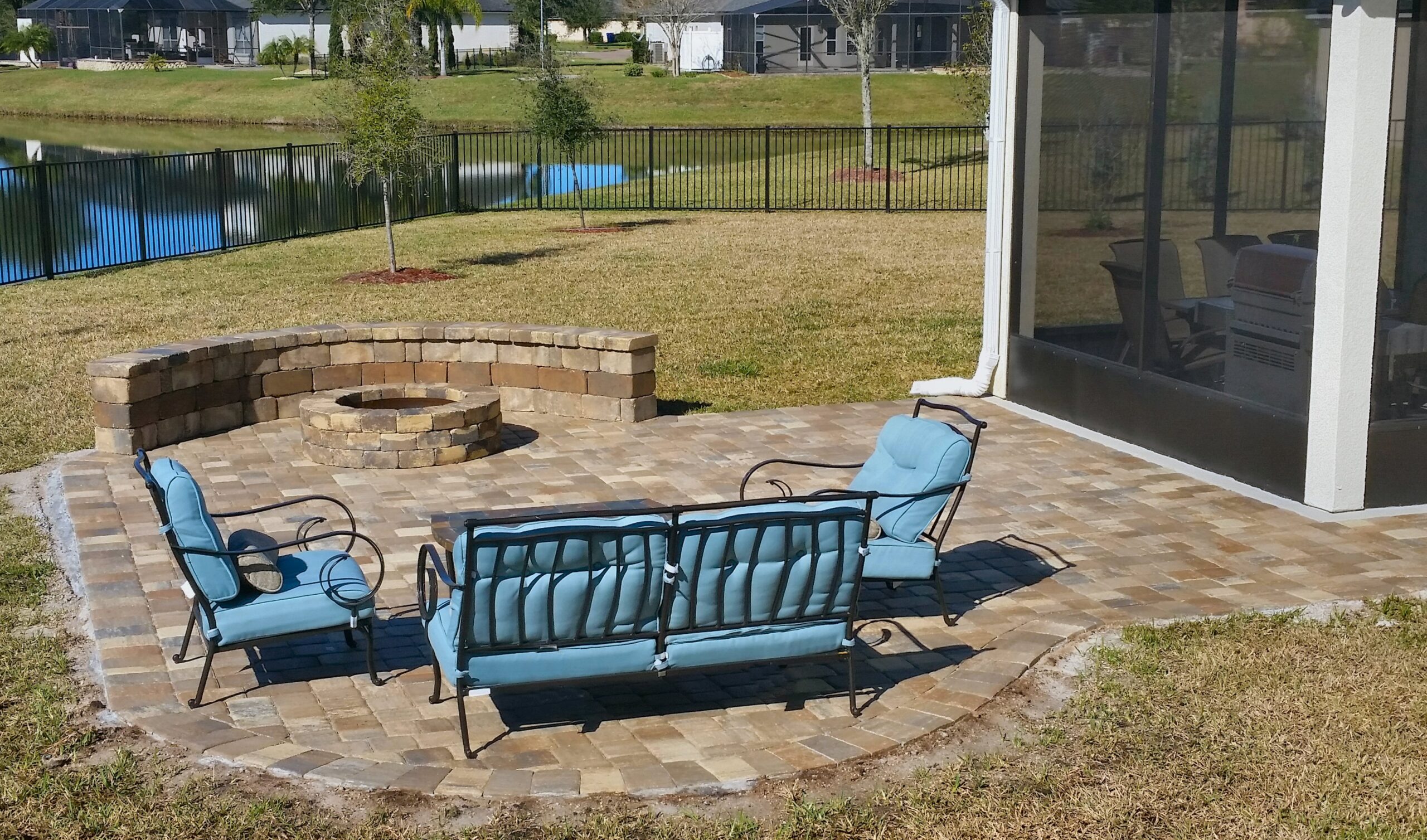 Paver patio Fernandina Beach