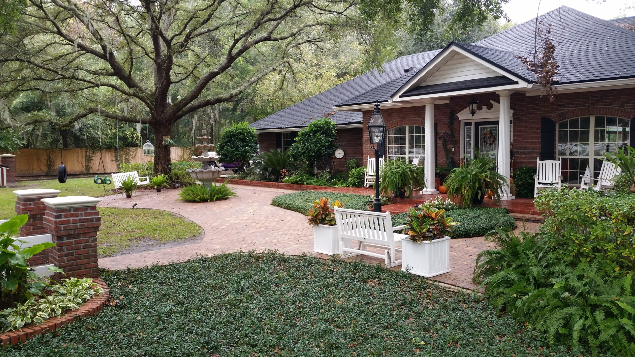 Herringbone paver driveway Clay County Jacksonville